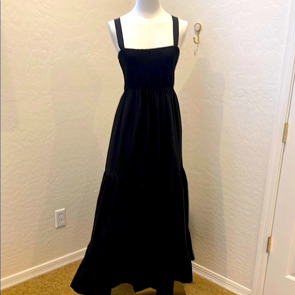 Zara Black Maxi Dress Timeless Elegance
